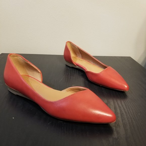 Aldo Shoes - Aldo red d'orsay flat size 6